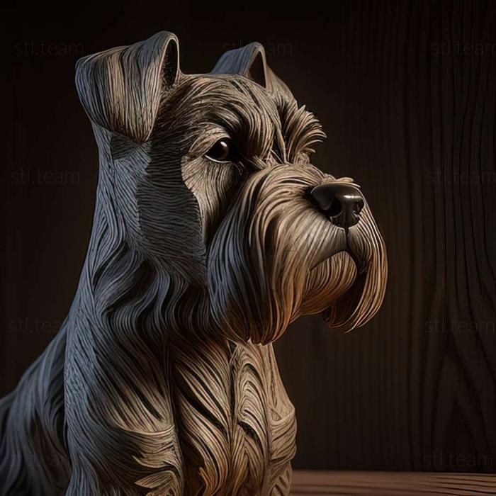 Animals Zwergschnauzer dog